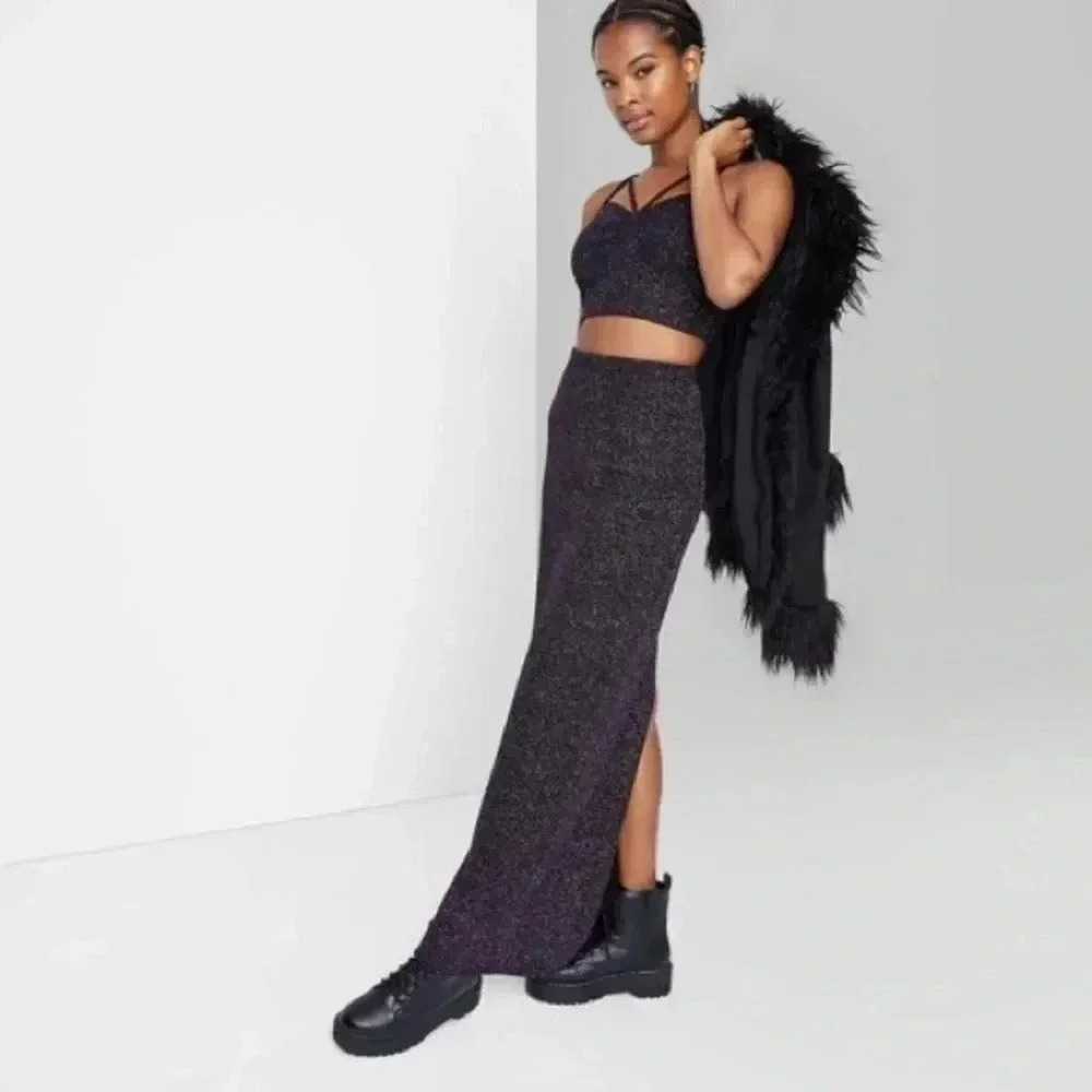 Wild Fable Glitter Skirt